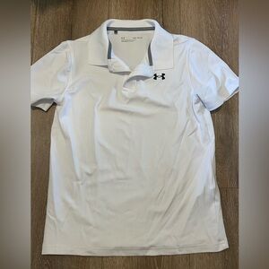 Under Armour Boy’s Classic White Polo